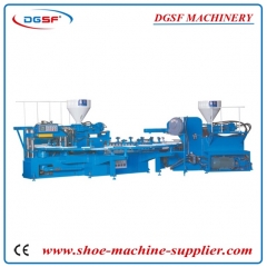 Two Colors PVC Air Blowing Slipper Injection Machine