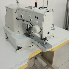 computer programmable bartack lockstitching industrial sewing machine DS-430D