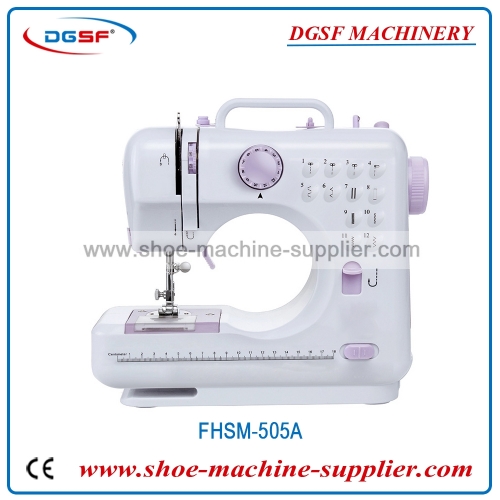 505A Household Sewing Machine 12-stitch Edition Electric Multifunctional Micro Mini Sewing Machine FHSM-505A