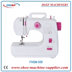Household sewing machine, portable seaming buttonhole, 16 kinds of stitch sewing machine FHSM-508